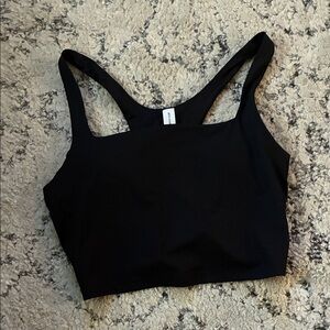NWOT all in motion Women's Black Sports bra top—-Size: Medium
